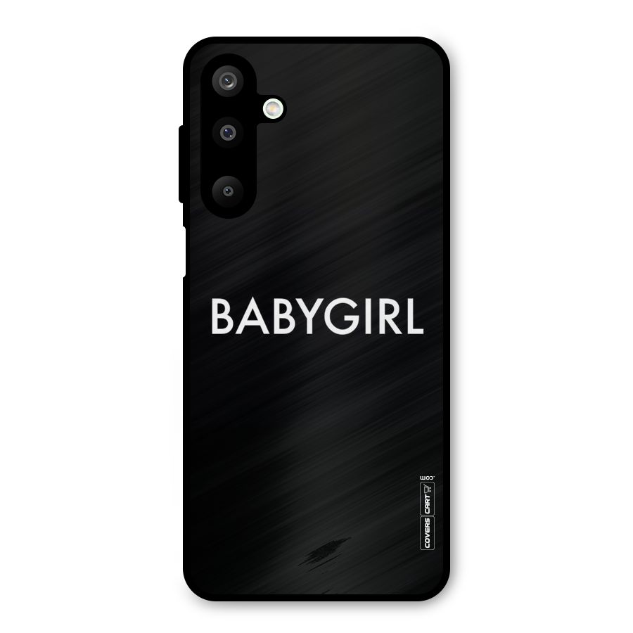 Baby Girl Metal Back Case for Galaxy M16