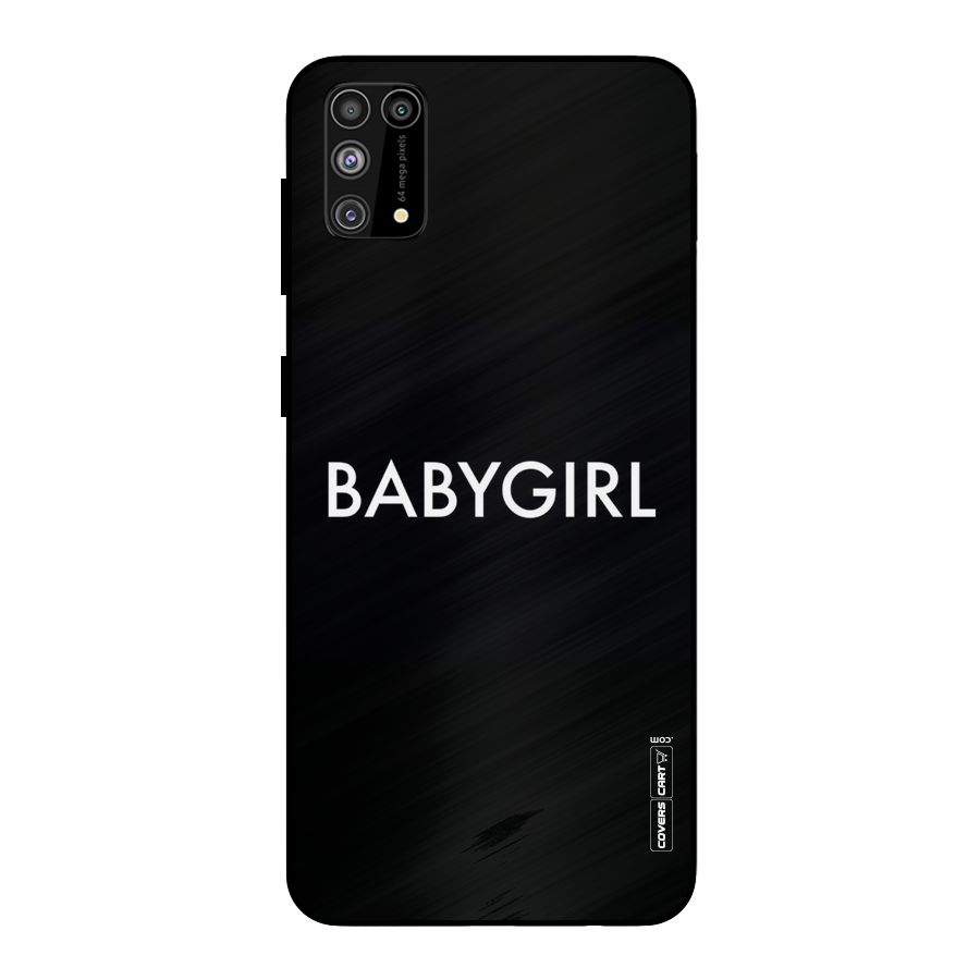 Baby Girl Metal Back Case for Galaxy M31