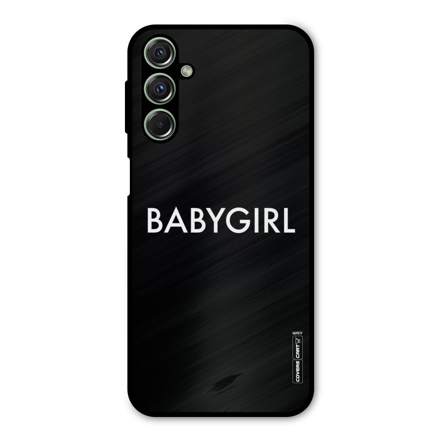 Baby Girl Metal Back Case for Galaxy M34