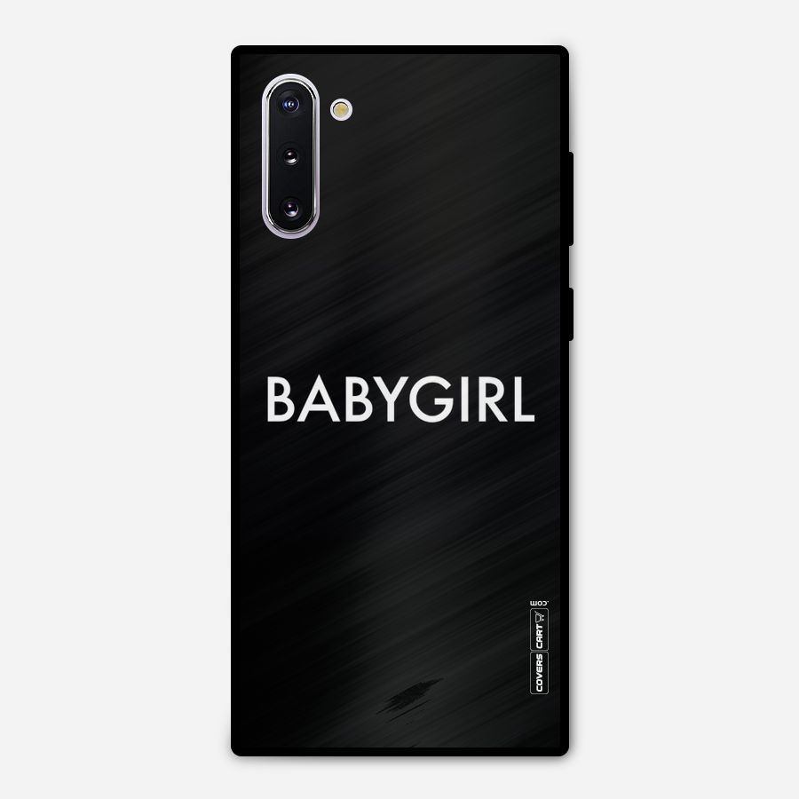 Baby Girl Metal Back Case for Galaxy Note 10