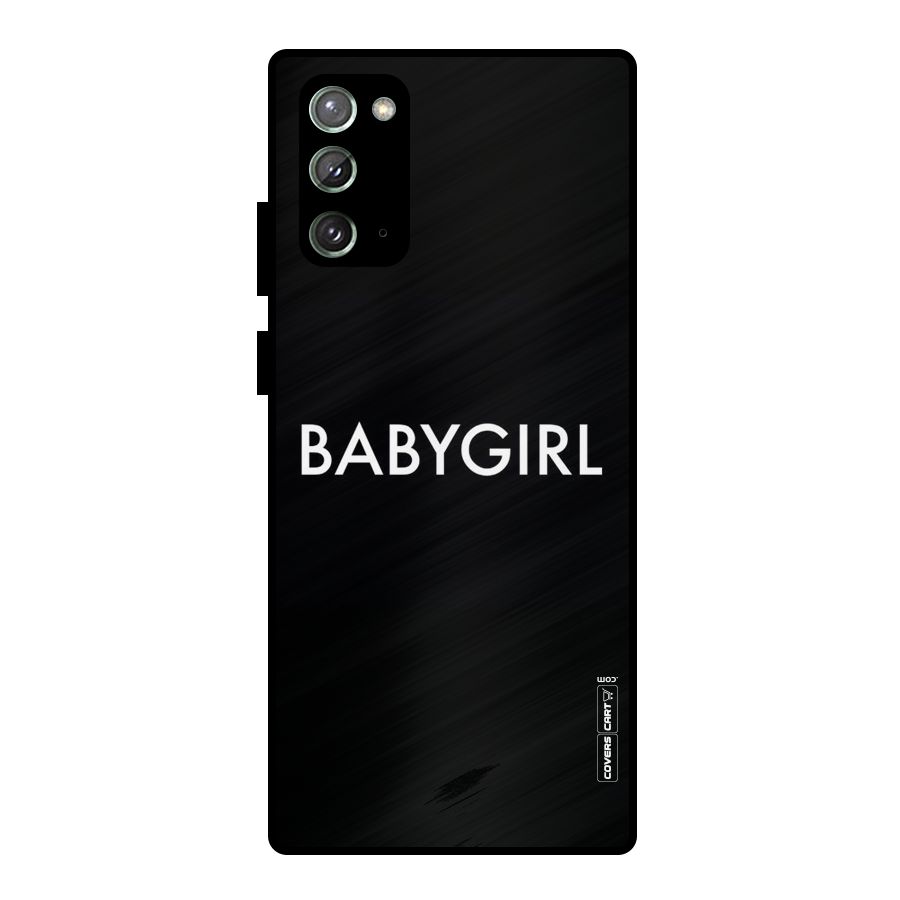Baby Girl Metal Back Case for Galaxy Note 20