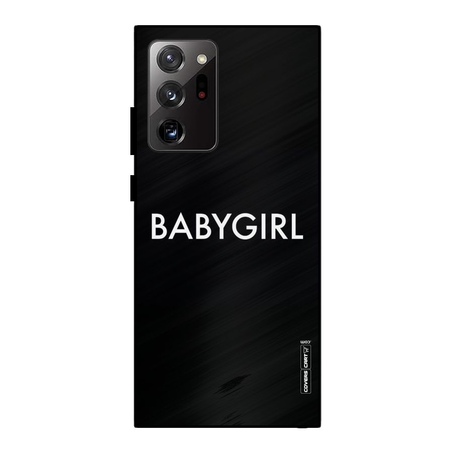 Baby Girl Metal Back Case for Galaxy Note 20 Ultra