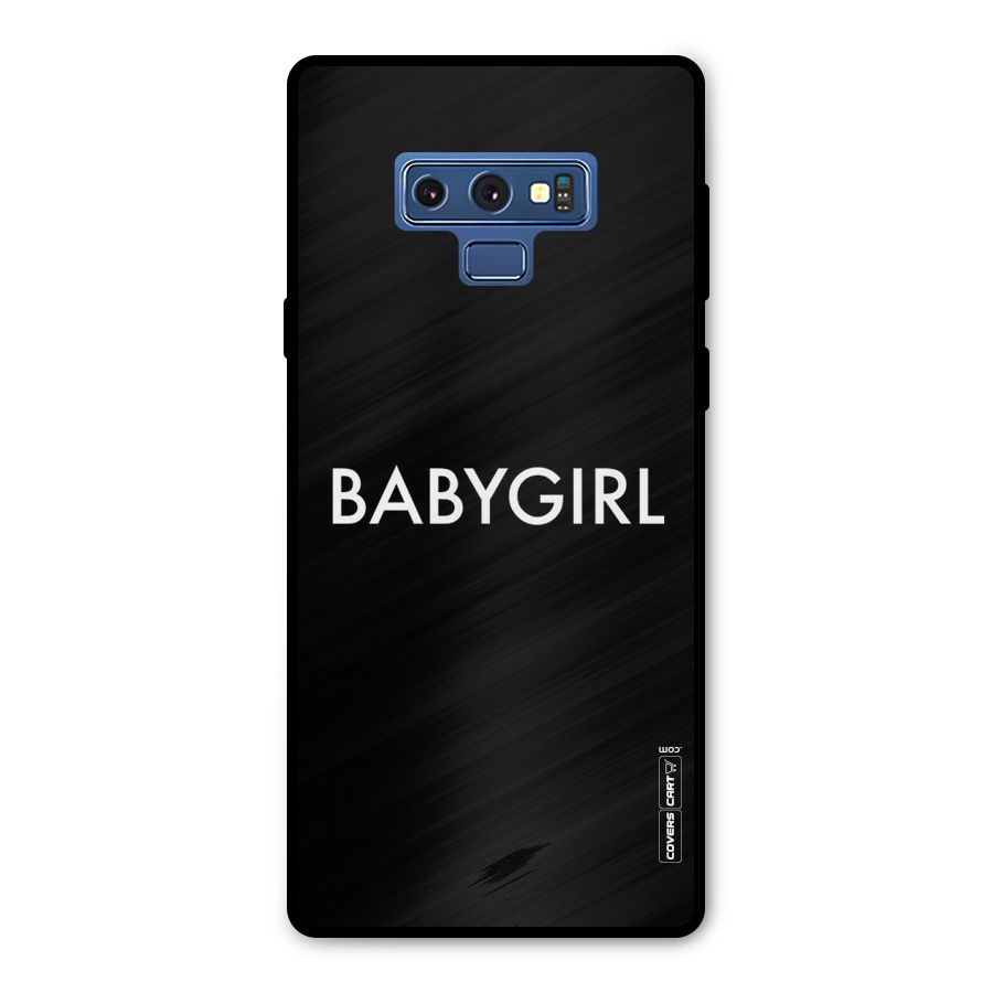 Baby Girl Metal Back Case for Galaxy Note 9