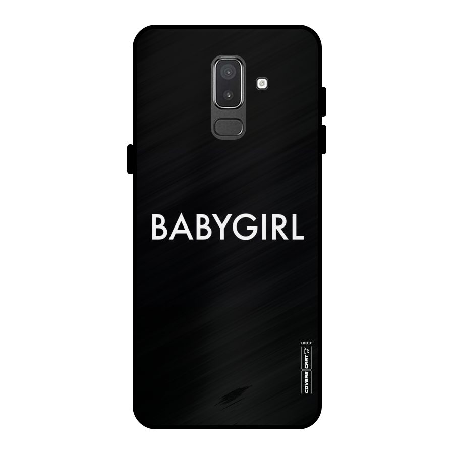 Baby Girl Metal Back Case for Galaxy On8 (2018)