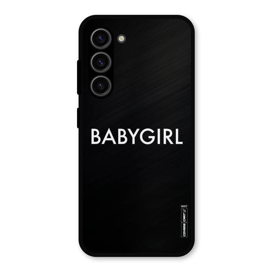Baby Girl Metal Back Case for Galaxy S23