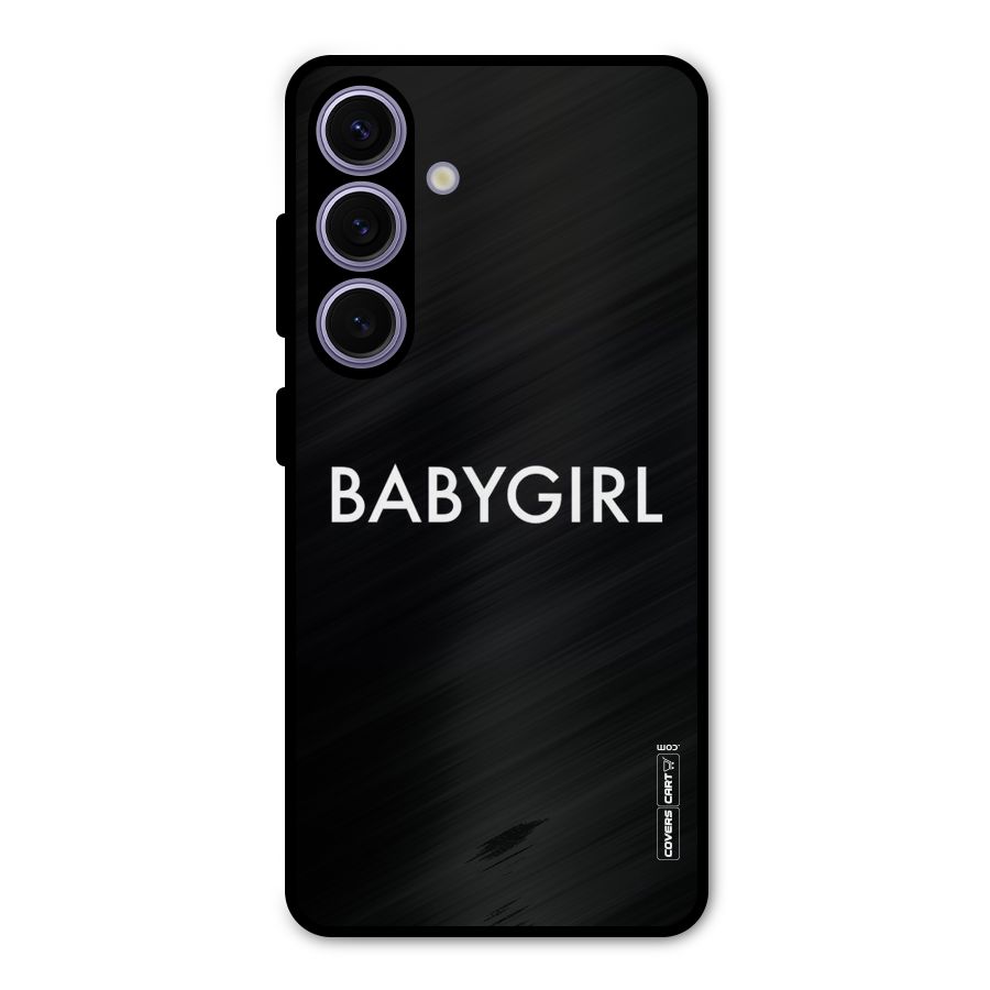 Baby Girl Metal Back Case for Galaxy S24