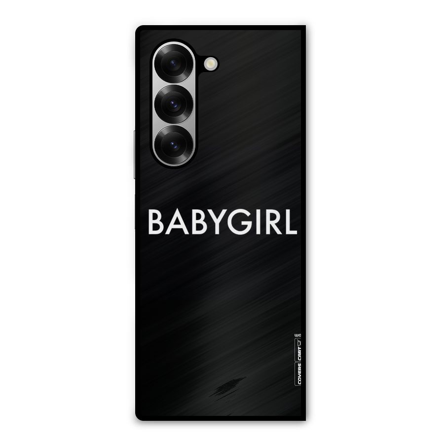Baby Girl Metal Back Case for Galaxy Z Fold6