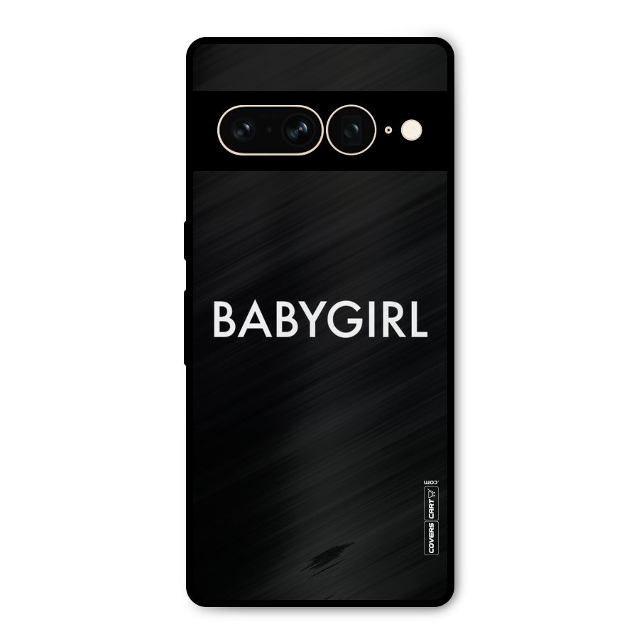 Baby Girl Metal Back Case for Google Pixel 7 Pro