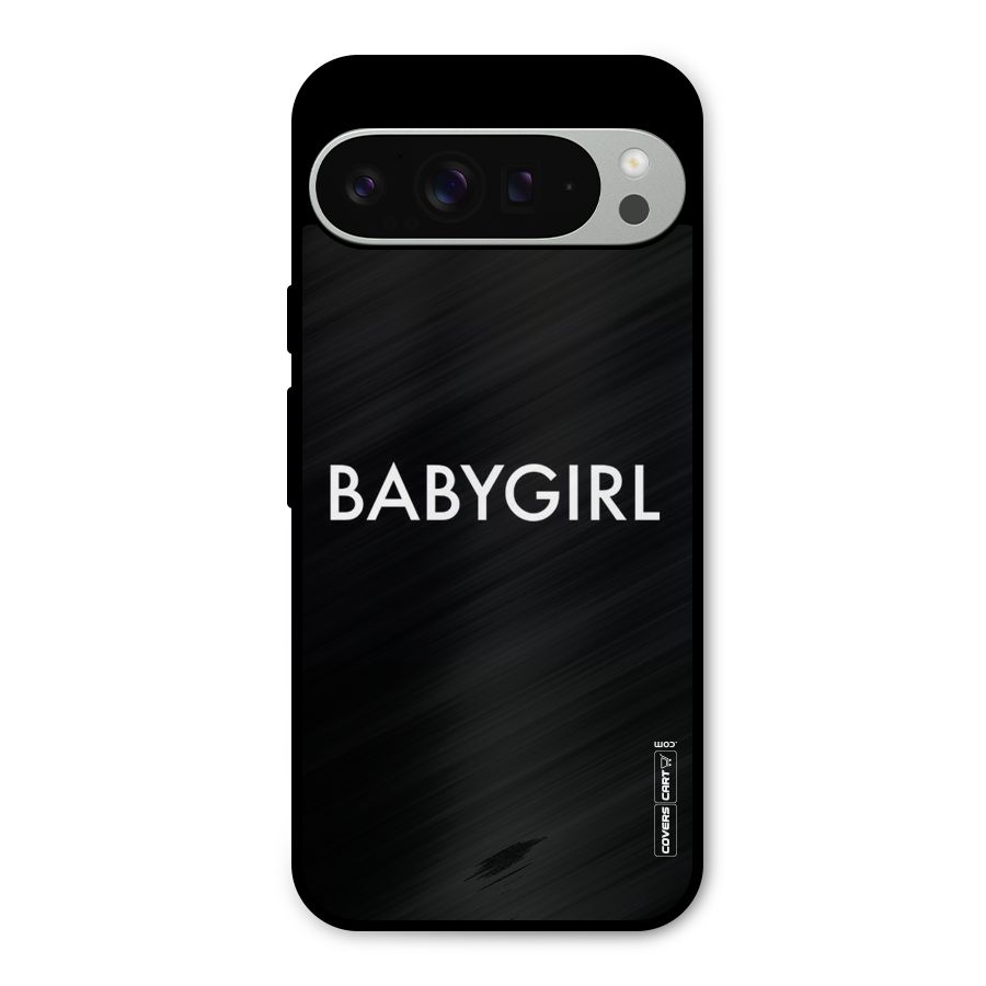 Baby Girl Metal Back Case for Google Pixel 9 Pro XL