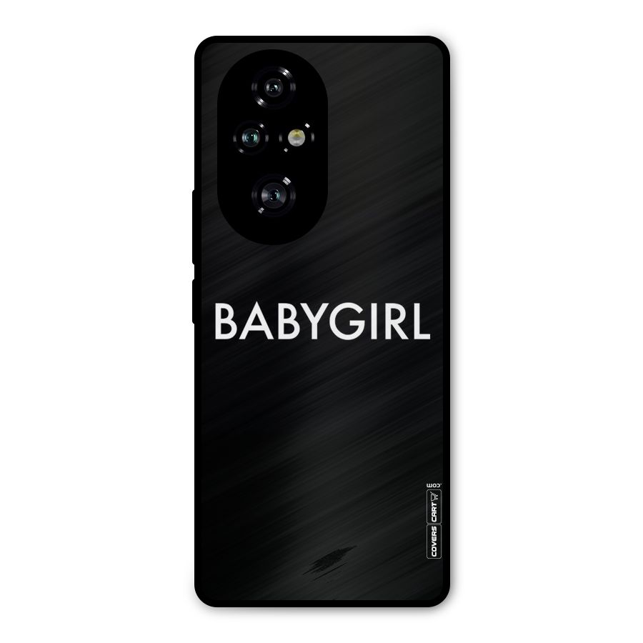 Baby Girl Metal Back Case for Honor 200 Pro
