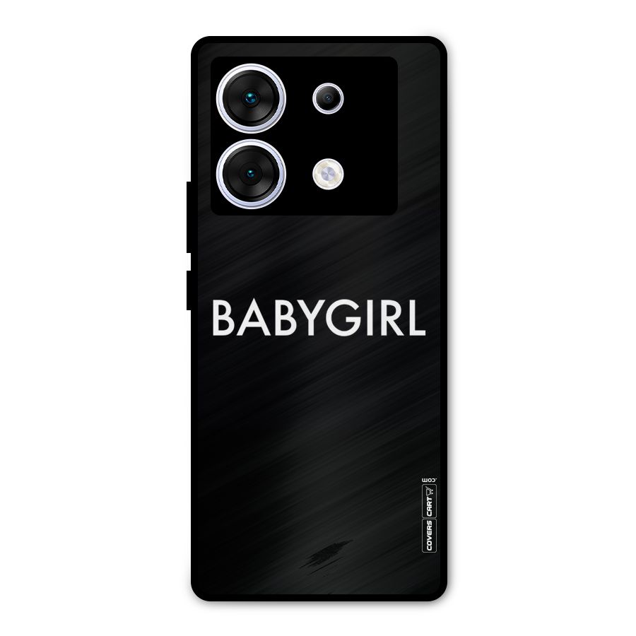 Baby Girl Metal Back Case for Infinix Zero 30 5G