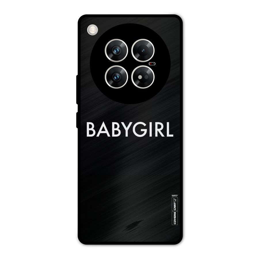 Baby Girl Metal Back Case for Infinix Zero 40 5G