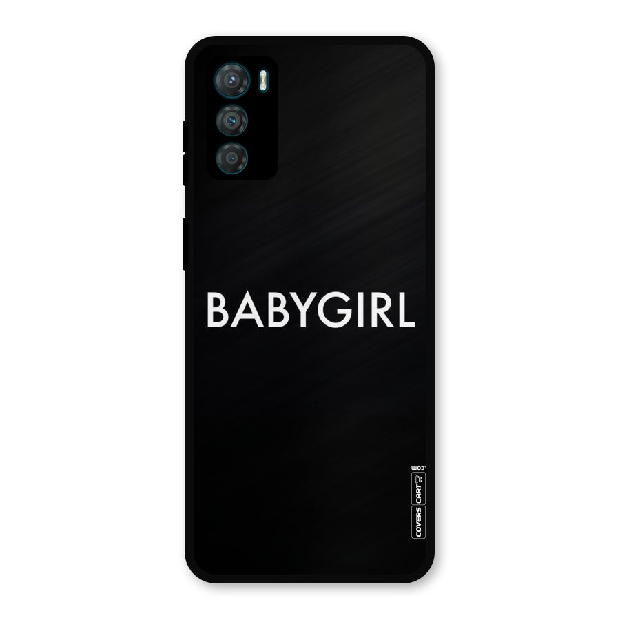Baby Girl Metal Back Case for Moto G42