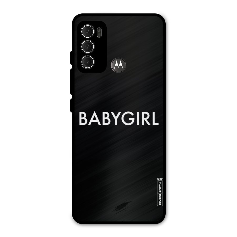 Baby Girl Metal Back Case for Moto G60
