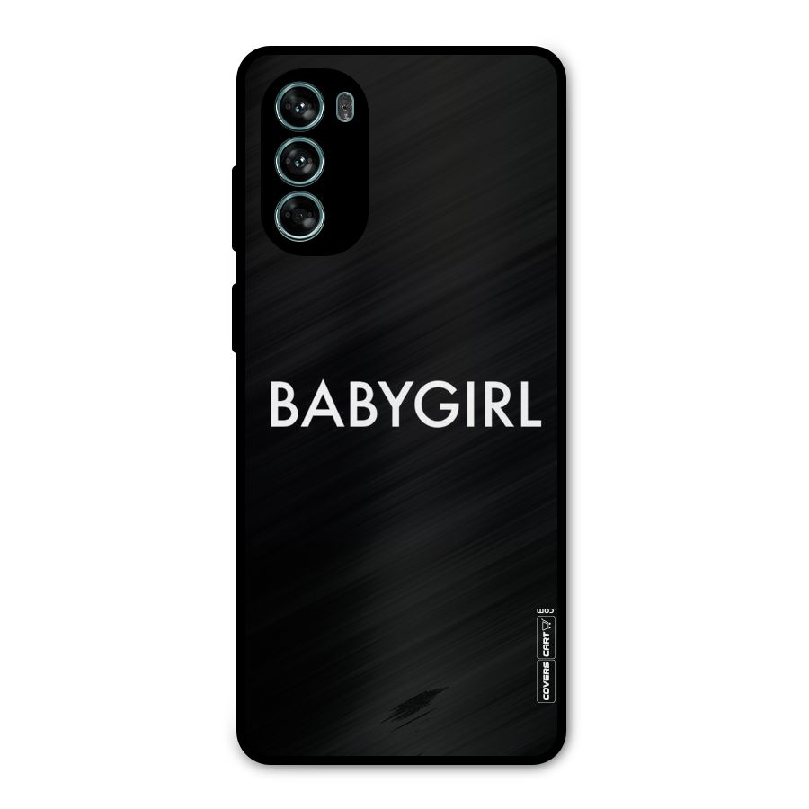 Baby Girl Metal Back Case for Moto G62