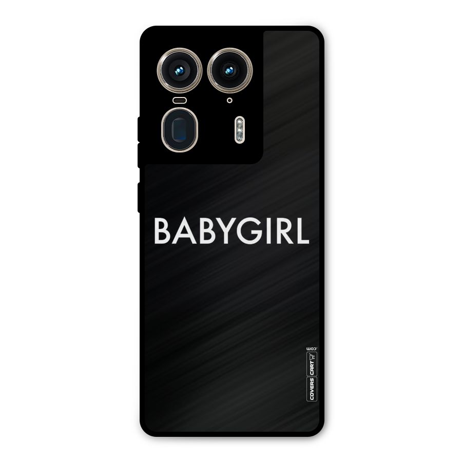 Baby Girl Metal Back Case for Motorola Edge 50 Ultra