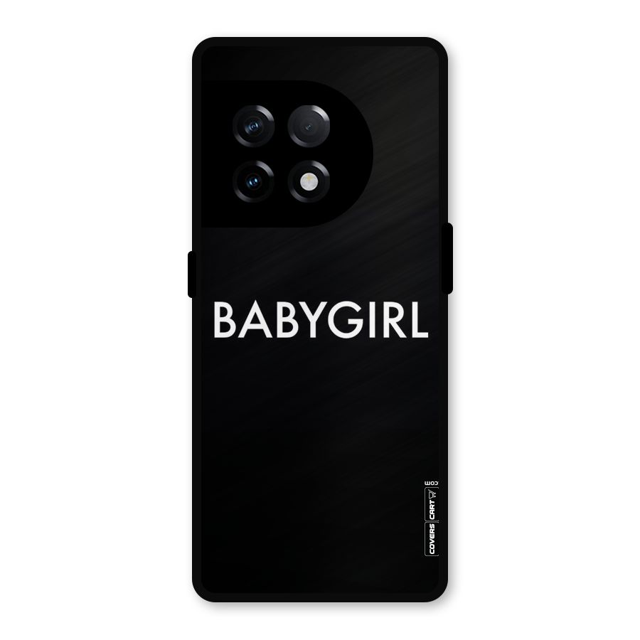 Baby Girl Metal Back Case for OnePlus 11R