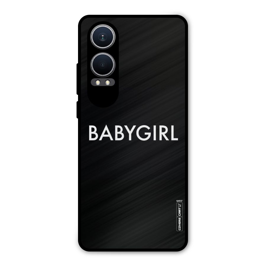 Baby Girl Metal Back Case for OnePlus Nord CE4 Lite