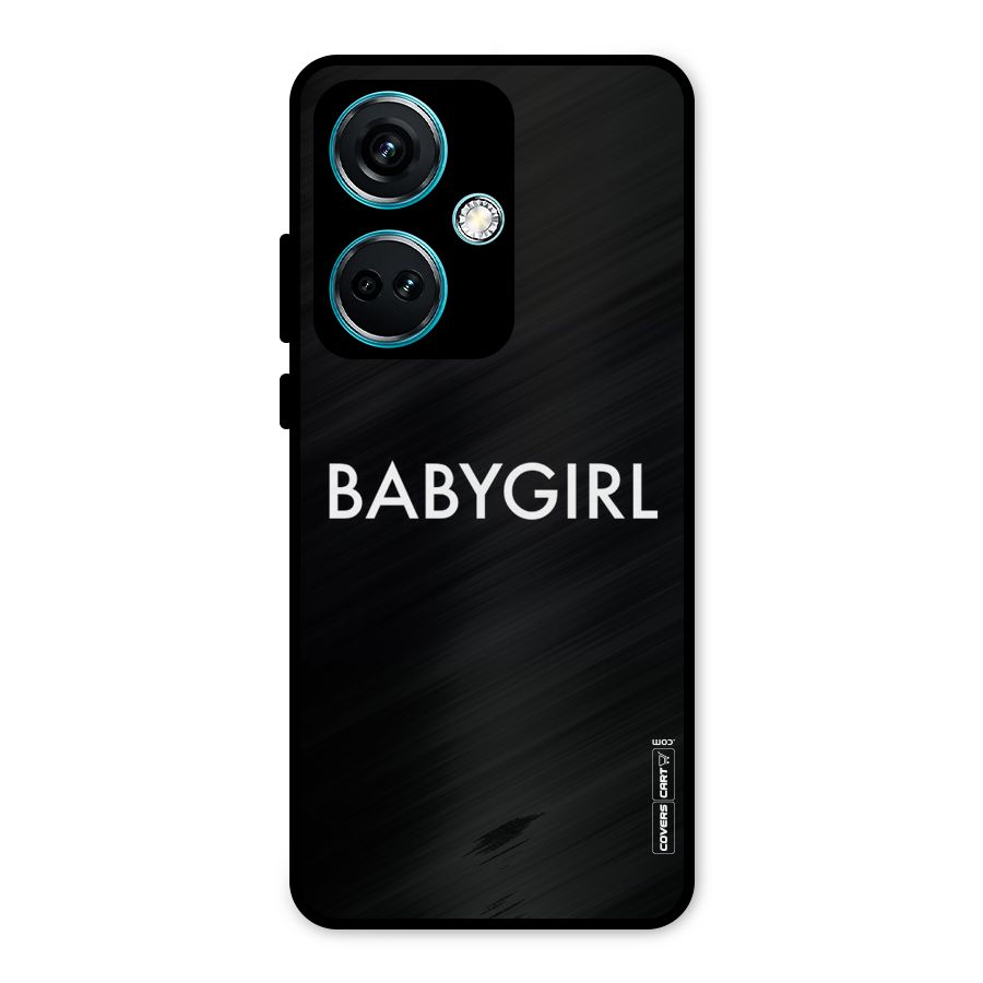 Baby Girl Metal Back Case for OnePlus Nord CE 3 5G