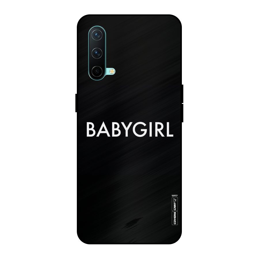 Baby Girl Metal Back Case for OnePlus Nord CE 5G