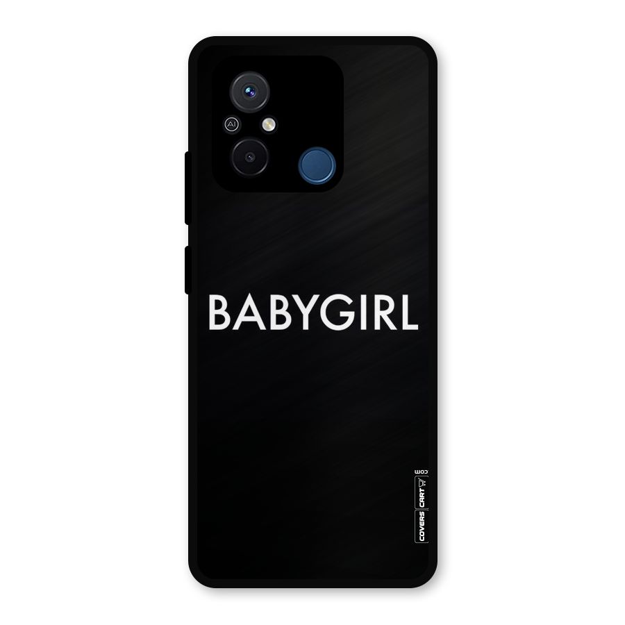 Baby Girl Metal Back Case for Poco C55