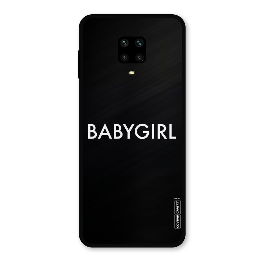 Baby Girl Metal Back Case for Poco M2 Pro