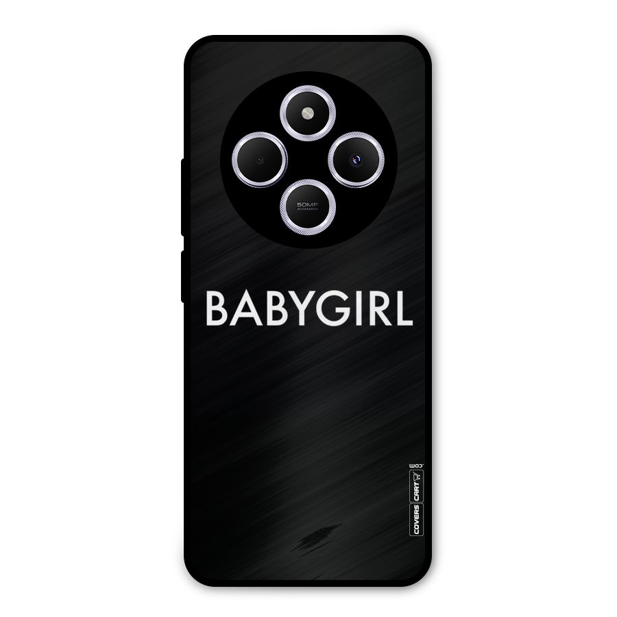Baby Girl Metal Back Case for Poco M7