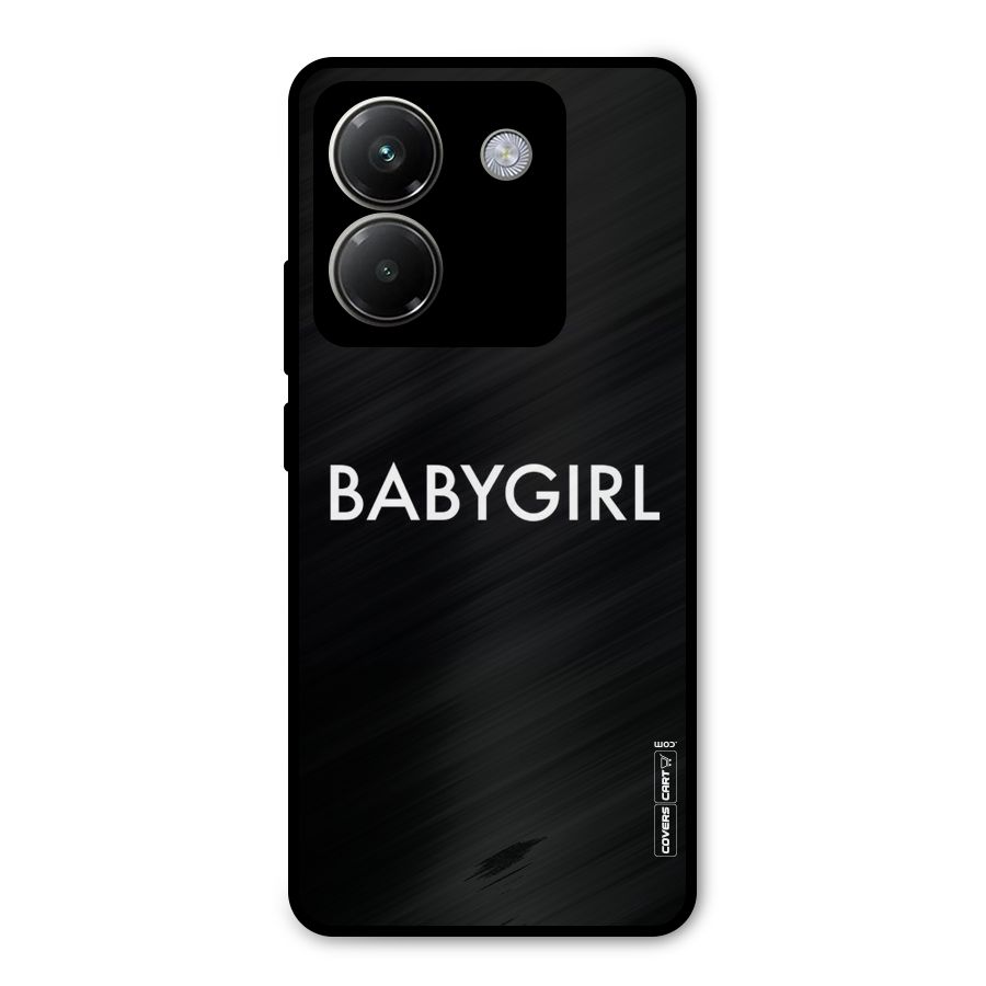 Baby Girl Metal Back Case for Poco M7 Pro 5G