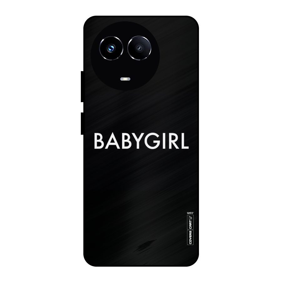 Baby Girl Metal Back Case for Realme 11 5G