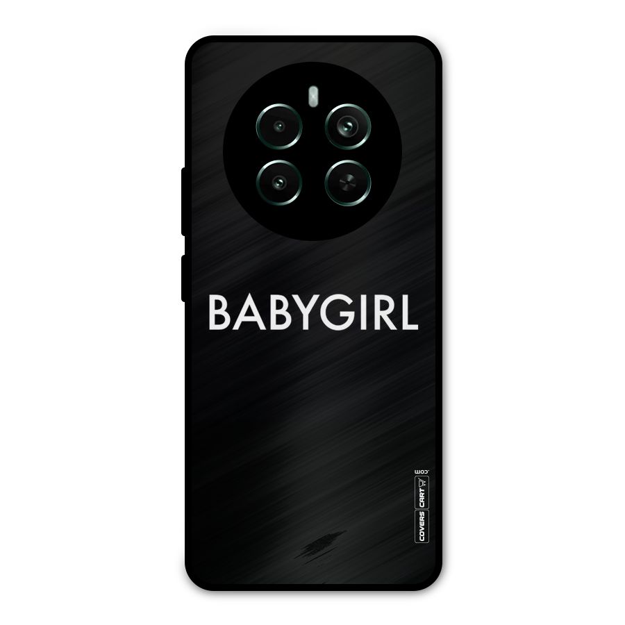 Baby Girl Metal Back Case for Realme 12 Pro Plus