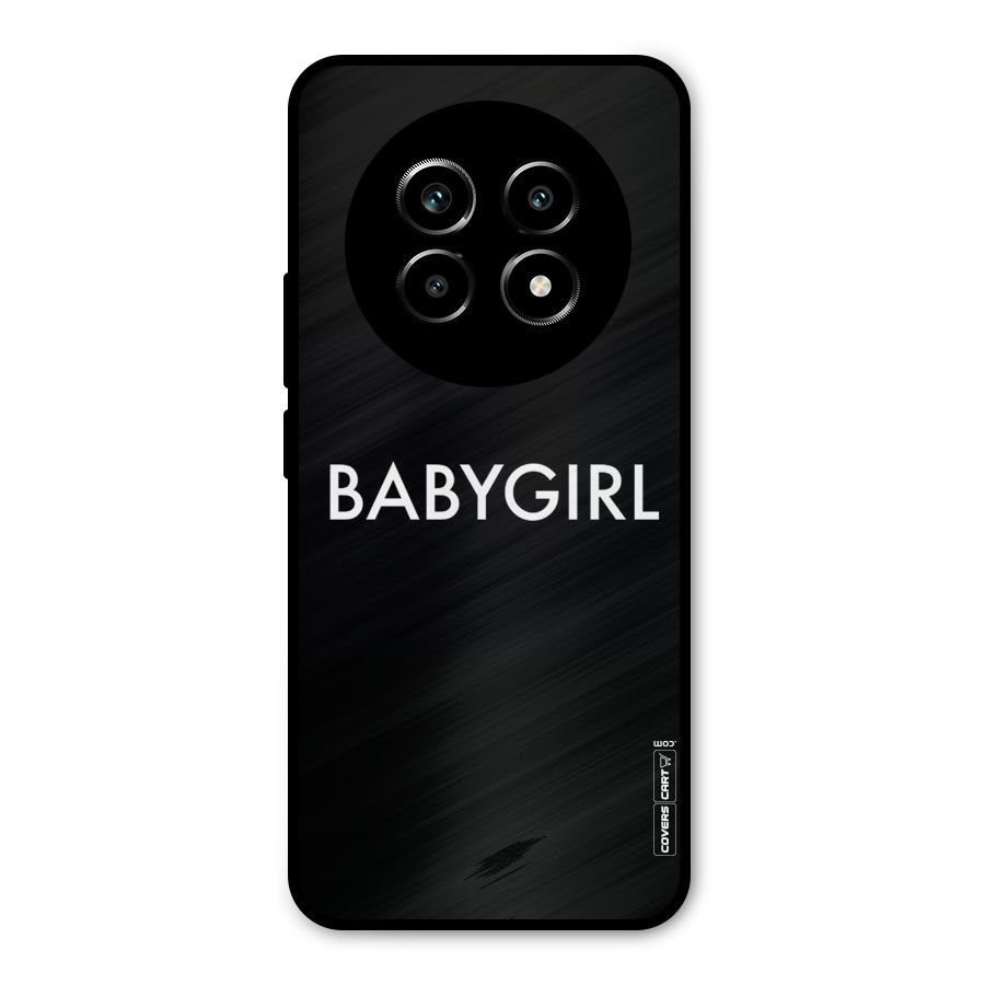 Baby Girl Metal Back Case for Realme 13 Pro