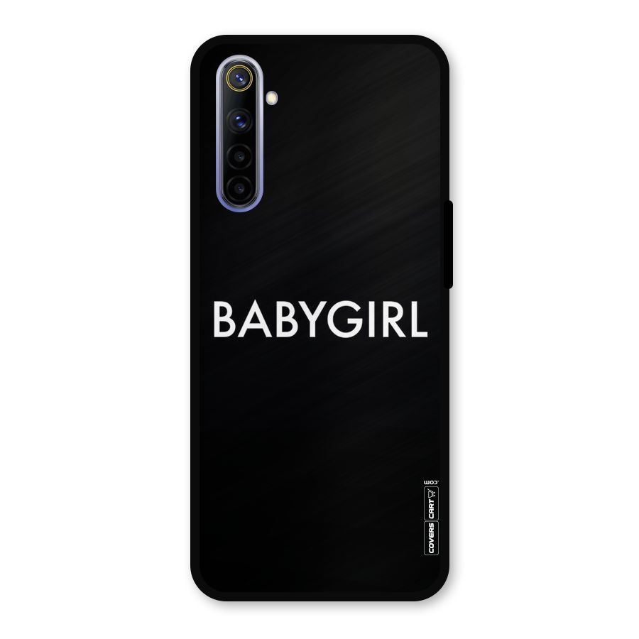 Baby Girl Metal Back Case for Realme 6