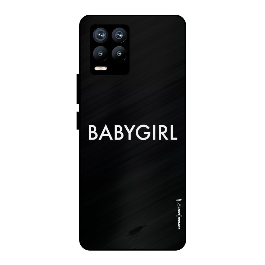 Baby Girl Metal Back Case for Realme 8