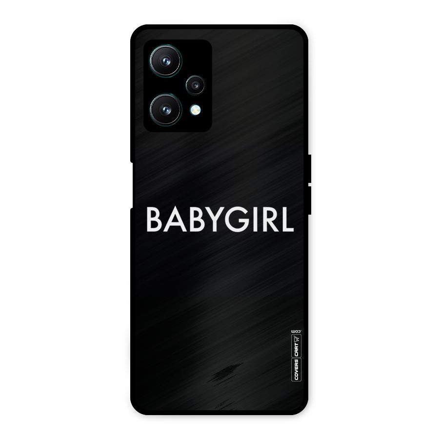 Baby Girl Metal Back Case for Realme 9 Pro 5G
