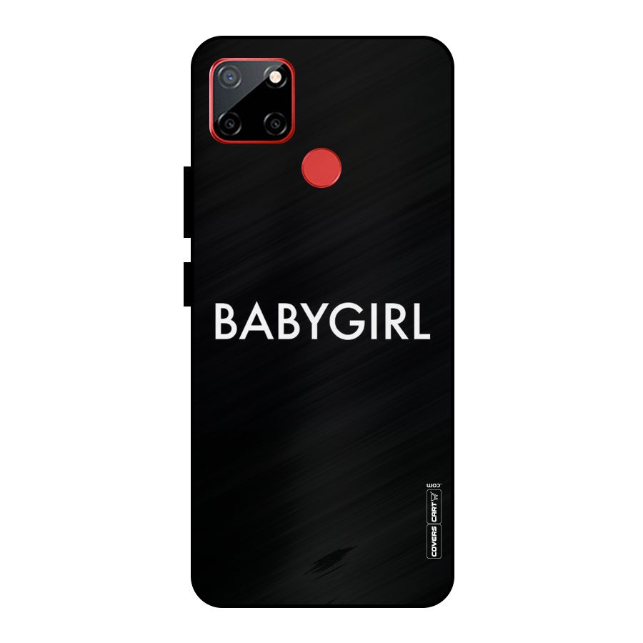 Baby Girl Metal Back Case for Realme C12