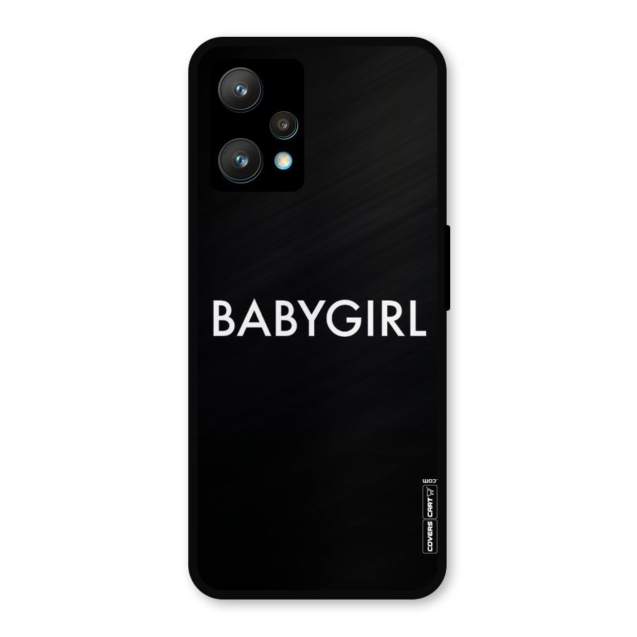 Baby Girl Metal Back Case for Realme Narzo 50 Pro