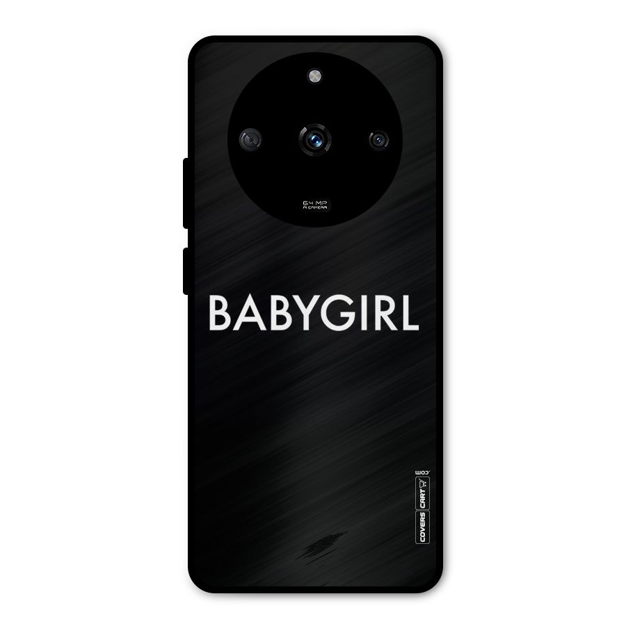 Baby Girl Metal Back Case for Realme Narzo 60 5G