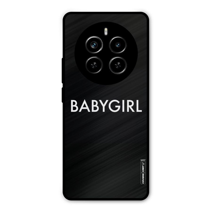 Baby Girl Metal Back Case for Realme P1 Pro