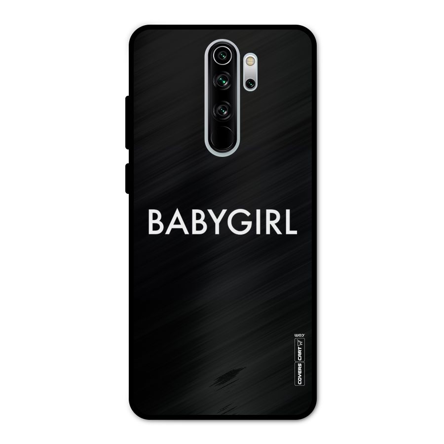 Baby Girl Metal Back Case for Redmi Note 8 Pro