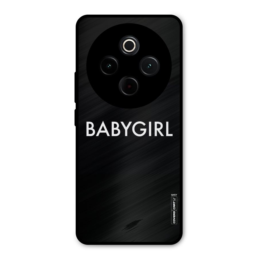 Baby Girl Metal Back Case for Vivo T4