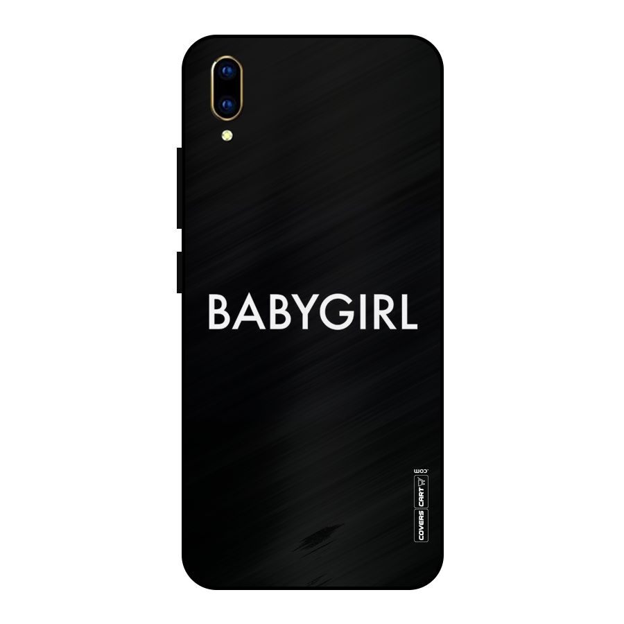 Baby Girl Metal Back Case for Vivo V11 Pro