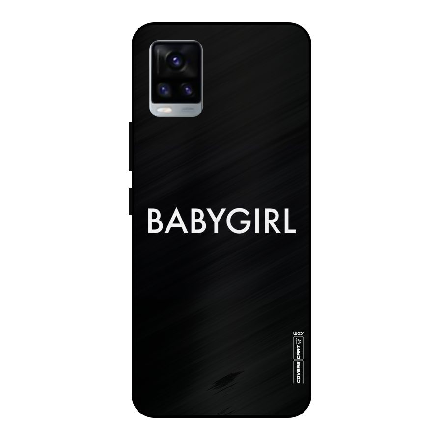 Baby Girl Metal Back Case for Vivo V20