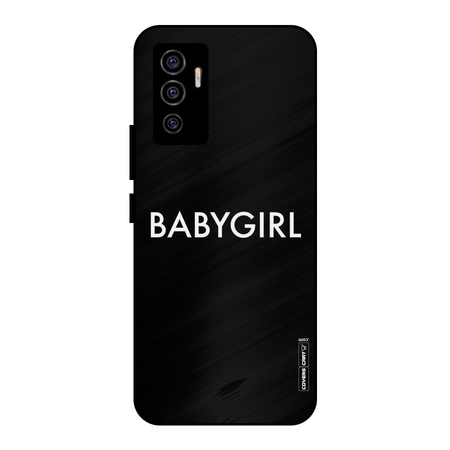 Baby Girl Metal Back Case for Vivo V23e