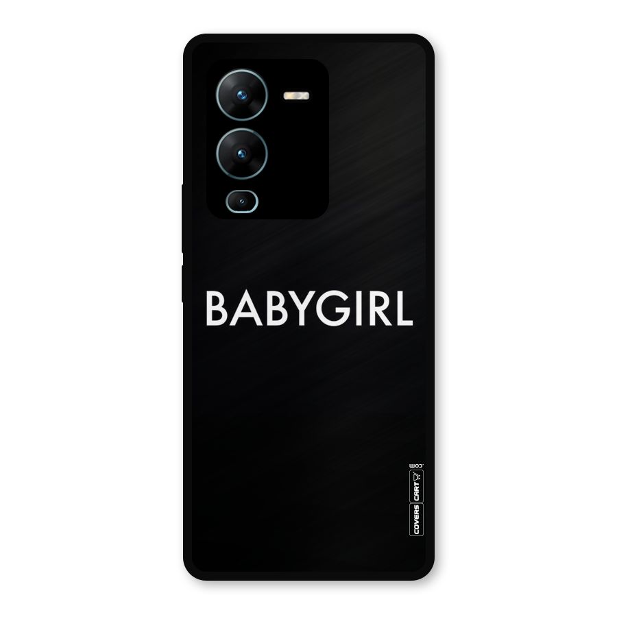 Baby Girl Metal Back Case for Vivo V25 Pro