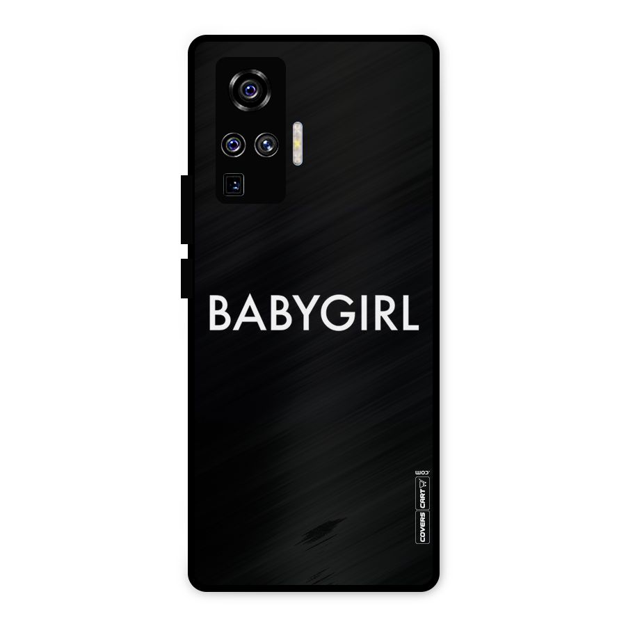 Baby Girl Metal Back Case for Vivo X50 Pro