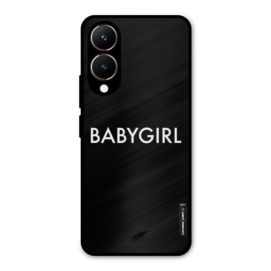 Baby Girl Metal Back Case for Vivo Y28