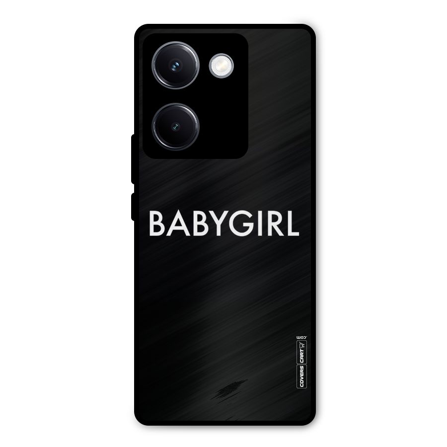 Baby Girl Metal Back Case for Vivo Y300 Plus