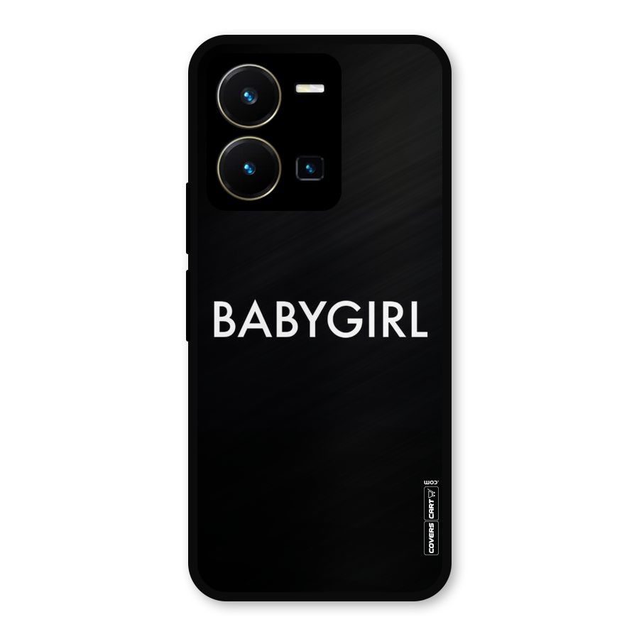 Baby Girl Metal Back Case for Vivo Y35