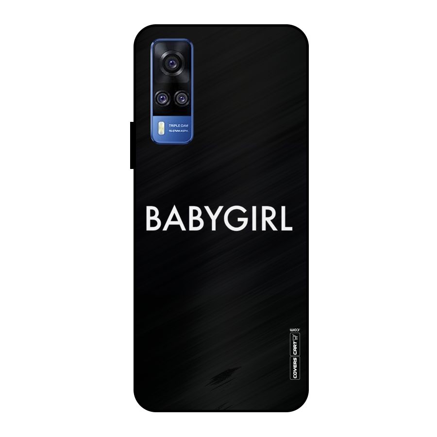 Baby Girl Metal Back Case for Vivo Y51