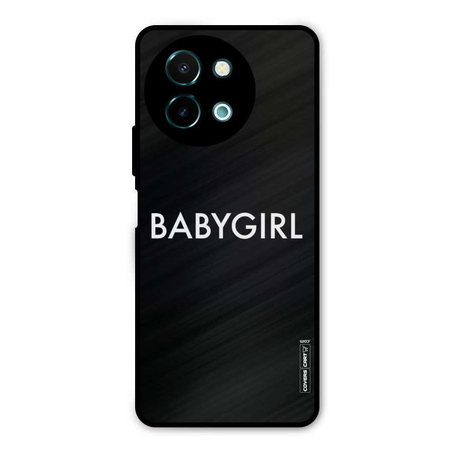 Baby Girl Metal Back Case for Vivo Y58
